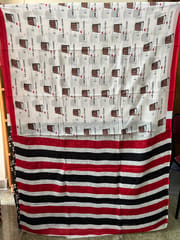 Mulmul Cotton Block Print Saree