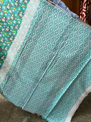 Mulmul Cotton Block Print Saree