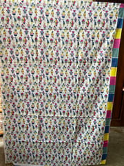 Mulmul Cotton Block Print Saree