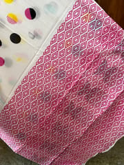Mulmul Cotton Block Print Saree