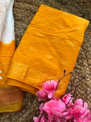 Mul Cotton Bandhani Saree