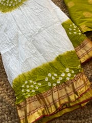 Mul Cotton Bandhani Saree