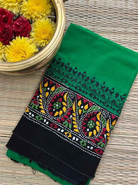 DKABP17 Dual Color Kanthawork Blouse Piece