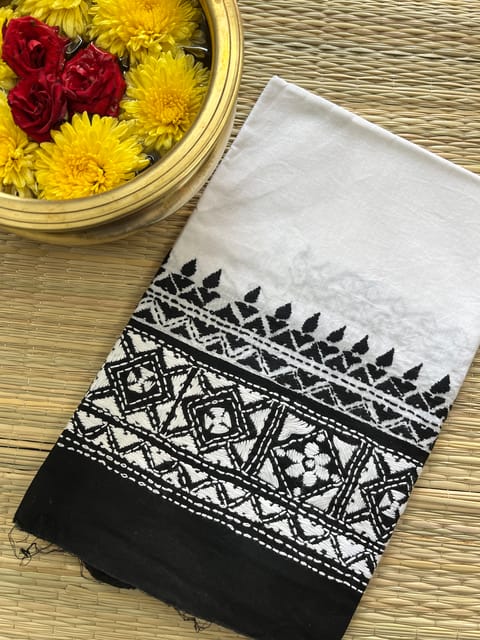 DKABP33 Dual Color Kanthawork Blouse Piece