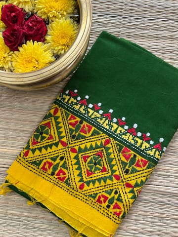 DKABP50 Dual Color Kanthawork Blouse Piece