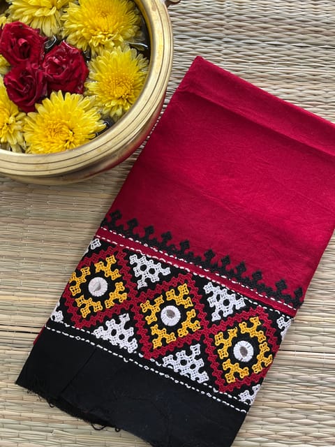 DKUBP1 Dual Color Kutchwork Blouse Piece