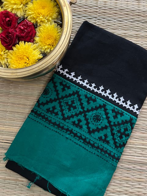 DKUBP5 Dual Color Kutchwork Blouse Piece
