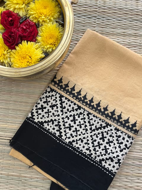 DKUBP9 Dual Color Kutchwork Blouse Piece