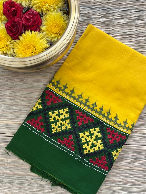 DKUBP11 Dual Color Kutchwork Blouse Piece