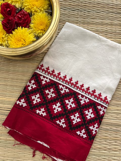 DKUBP14 Dual Color Kutchwork Blouse Piece