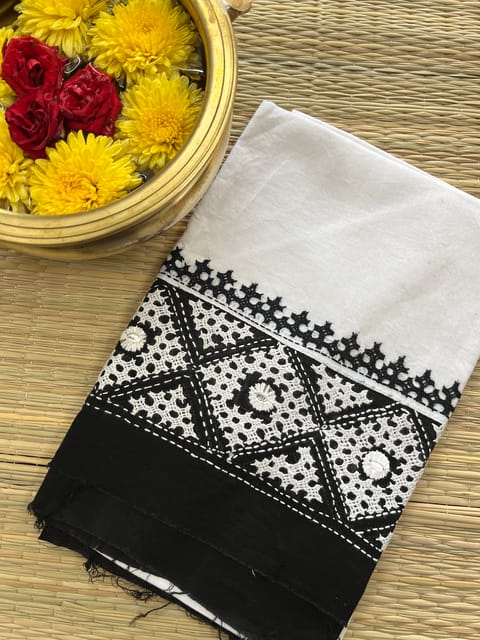 DKUBP20 Dual Color Kutchwork Blouse Piece