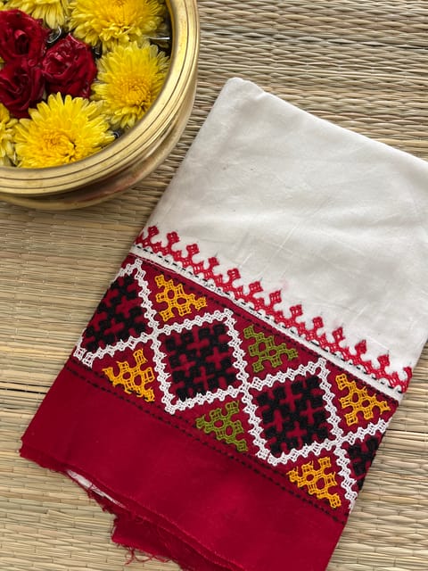 DKUBP26 Dual Color Kutchwork Blouse Piece