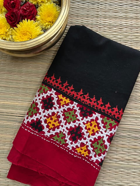 DKUBP50 Dual Color Kutchwork Blouse Piece
