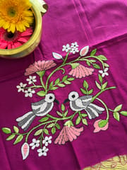 DKBP1 Designer Kanthawork Blouse Piece