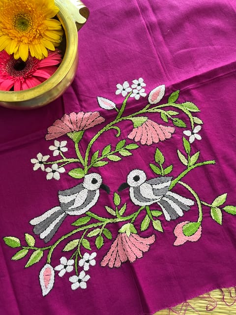 DKBP1 Designer Kanthawork Blouse Piece