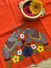 DKBP9 Designer Kanthawork Blouse Piece