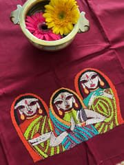 DKBP13 Designer Kanthawork Blouse Piece