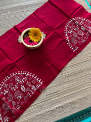 DKBP15 Designer Kanthawork Blouse Piece