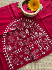 DKBP15 Designer Kanthawork Blouse Piece