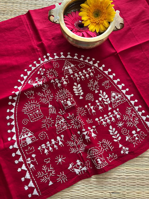 DKBP15 Designer Kanthawork Blouse Piece