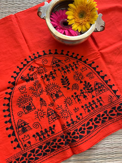 DKBP17 Designer Kanthawork Blouse Piece