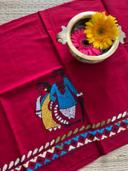 DKBP21 Designer Kanthawork Blouse Piece