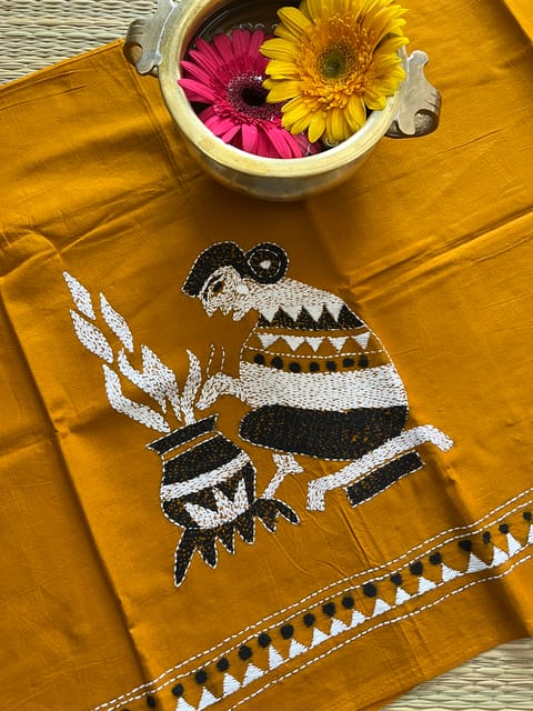 DKBP22 Designer Kanthawork Blouse Piece