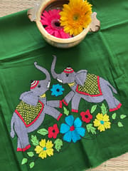 DKBP26 Designer Kanthawork Blouse Piece