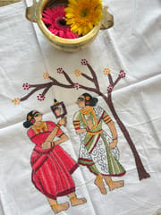 DKBP27 Designer Kanthawork Blouse Piece