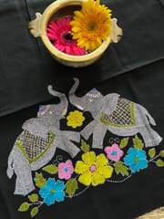 DKBP28 Designer Kanthawork Blouse Piece