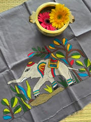 DKBP33 Designer Kanthawork Blouse Piece