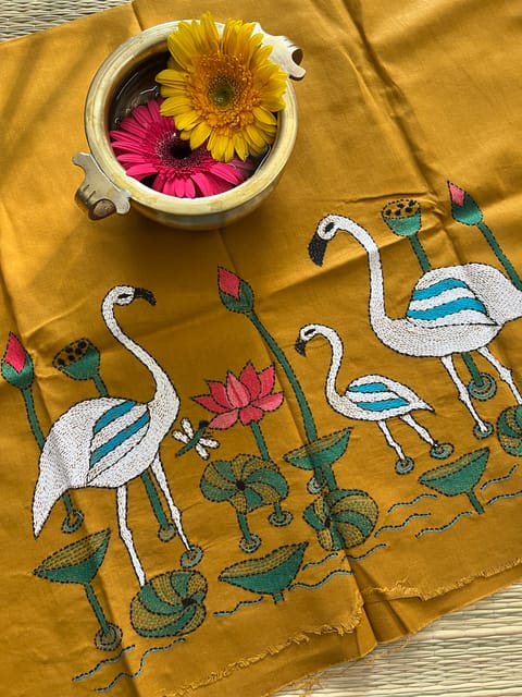 DKBP38 Designer Kanthawork Blouse Piece