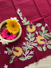 DKBP44 Designer Kanthawork Blouse Piece