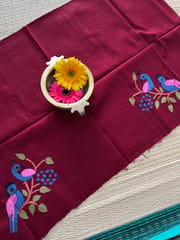 DKBP56 Designer Kanthawork Blouse Piece