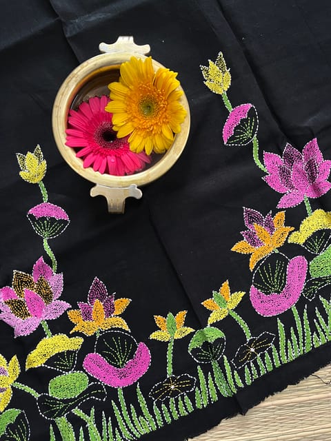 DKBP63 Designer Kanthawork Blouse Piece