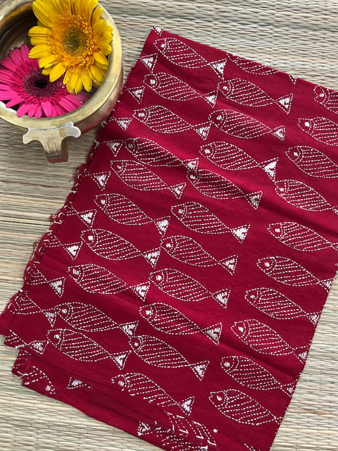 AKBP11 Allover Kanthawork Blouse Piece