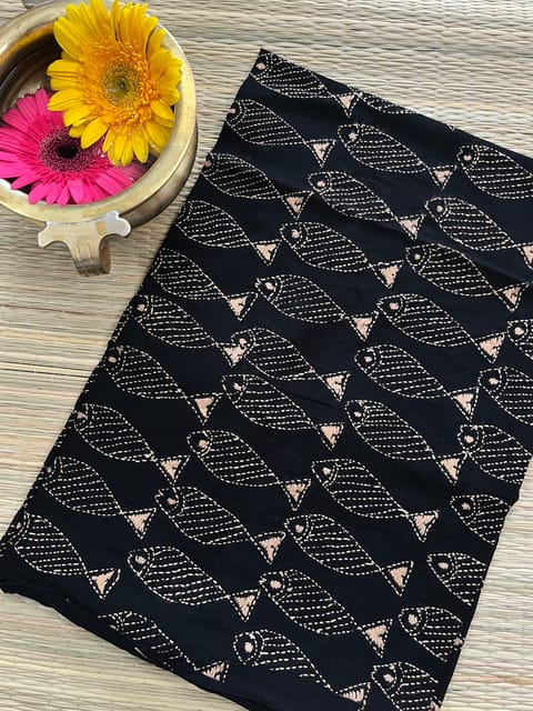 AKBP12 Allover Kanthawork Blouse Piece