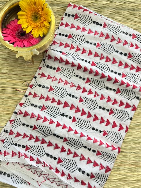 AKBP15 Allover Kanthawork Blouse Piece