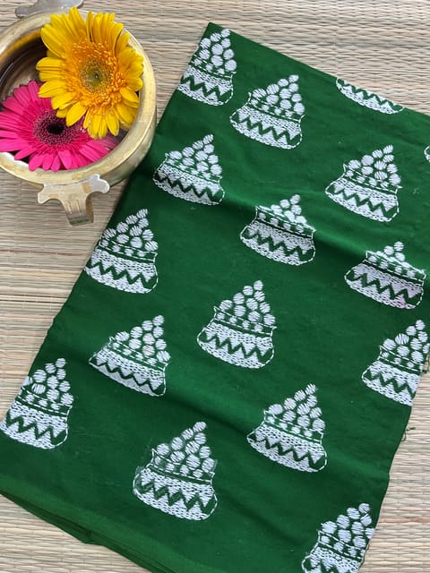 AKBP22 Allover Kanthawork Blouse Piece