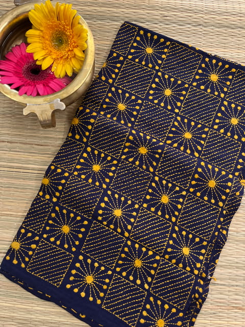 AKBP30 Allover Kanthawork Blouse Piece