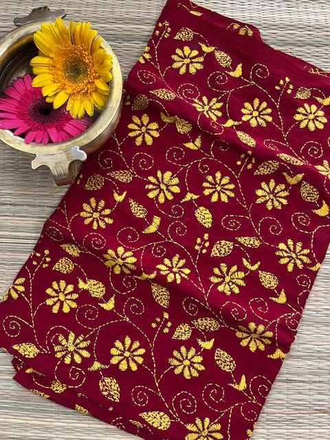 AKBP35 Allover Kanthawork Blouse Piece