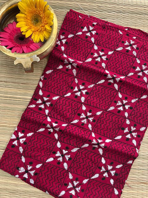AKBP37 Allover Kanthawork Blouse Piece