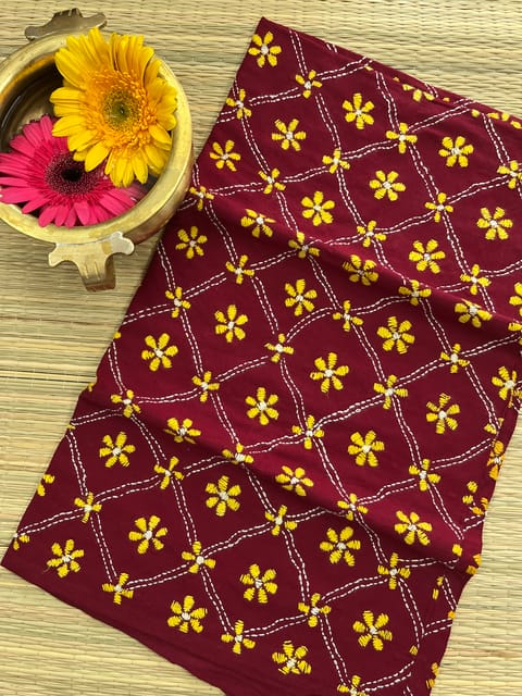 AKBP40 Allover Kanthawork Blouse Piece