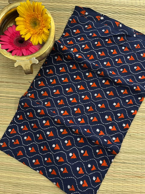 AKBP41 Allover Kanthawork Blouse Piece