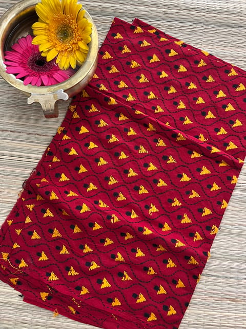 AKBP44 Allover Kanthawork Blouse Piece