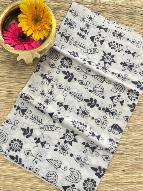 AKBP52 Allover Kanthawork Blouse Piece