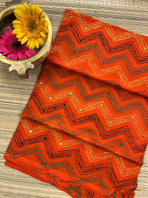AKBP73 Allover Kanthawork Blouse Piece