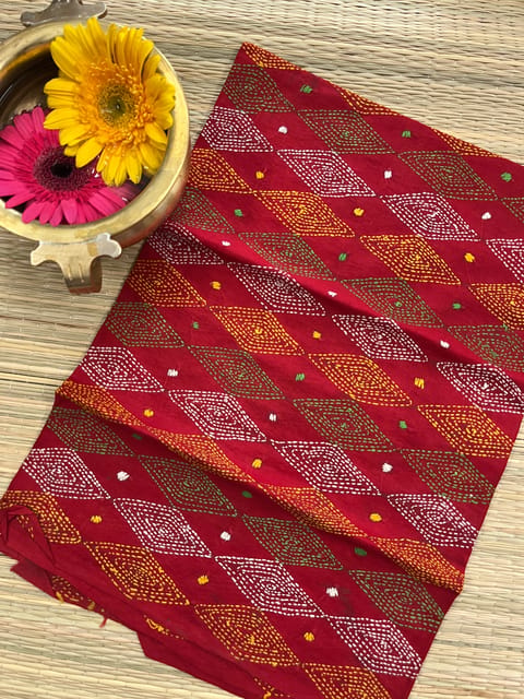 AKBP74 Allover Kanthawork Blouse Piece