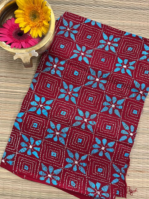 AKBP77 Allover Kanthawork Blouse Piece