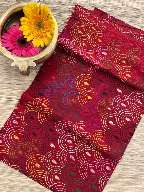AKBP78 Allover Kanthawork Blouse Piece